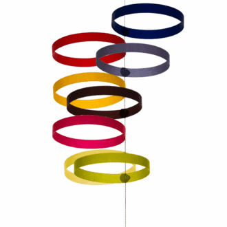 tät-tat – Girlande Circula bunt