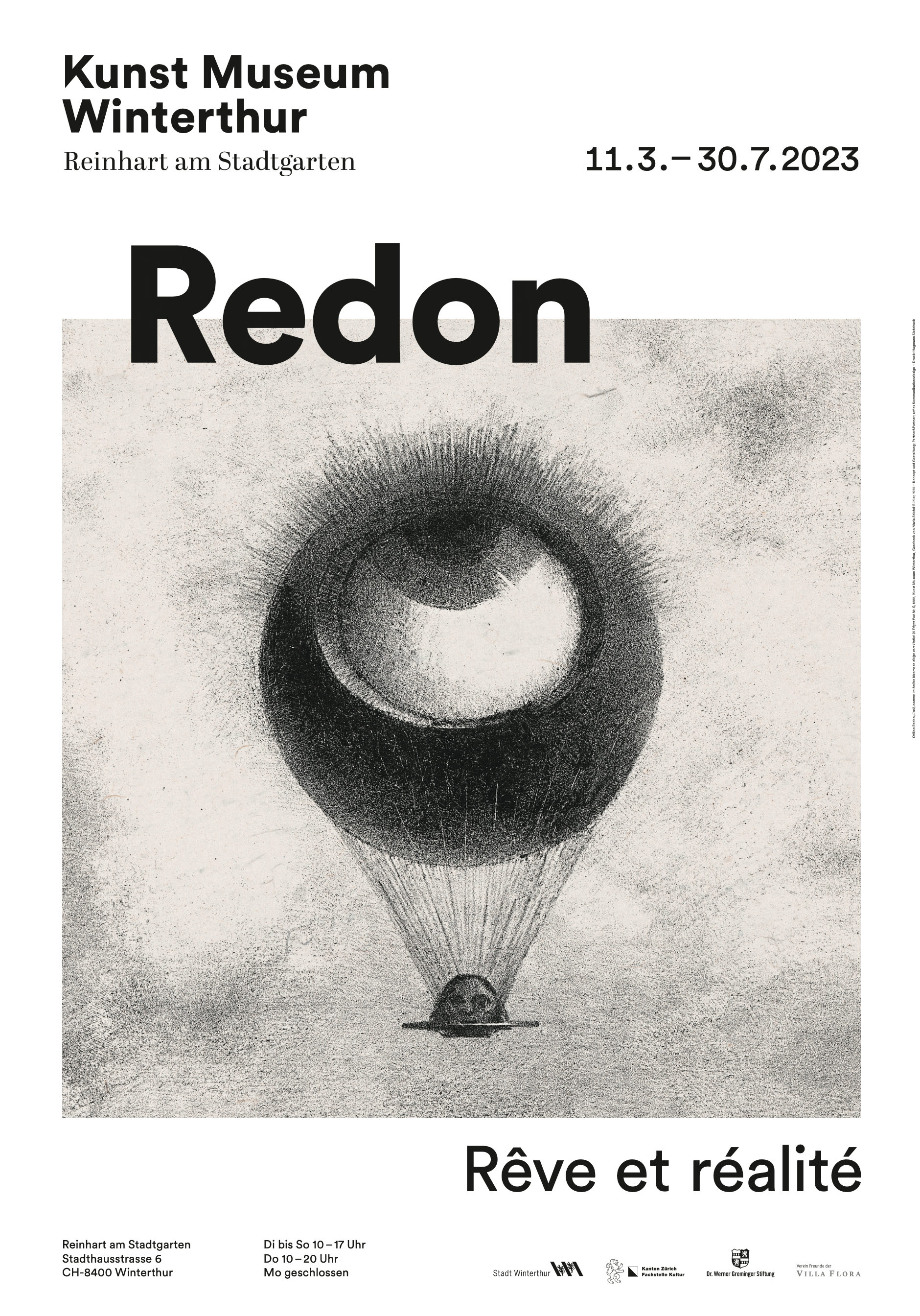 jubilæum klog kop Odilon Redon (Plakat Nr. 149) - Kunst Museum Winterthur